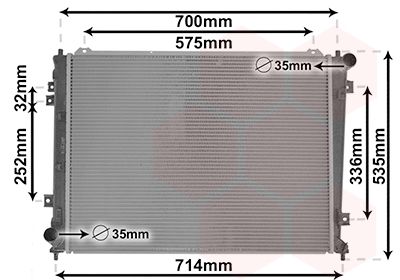 VAN WEZEL Radiators, Motora dzesēšanas sistēma 83002162